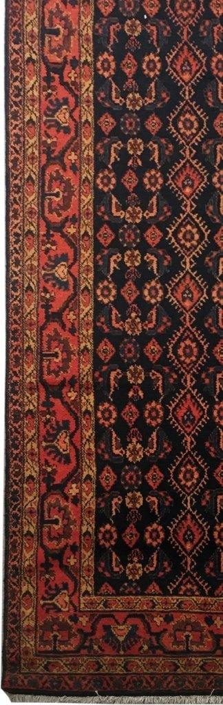 3x14 Authentic Hand-knotted Persian Hamadan Rug - Iran - bestrugplace