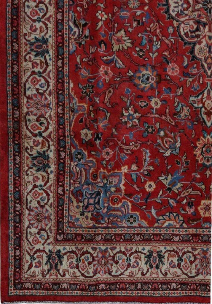 10x14 Semi Antique Persian Sarouk Mahal Rug - Iran - bestrugplace