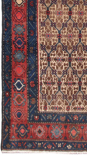 Luxurious 4x7 Authentic Hand-knotted Persian Hamadan Rug - Iran - bestrugplace