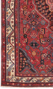 Luxurious 4x8 Authentic Hand-knotted Persian Hamadan Rug - Iran - bestrugplace