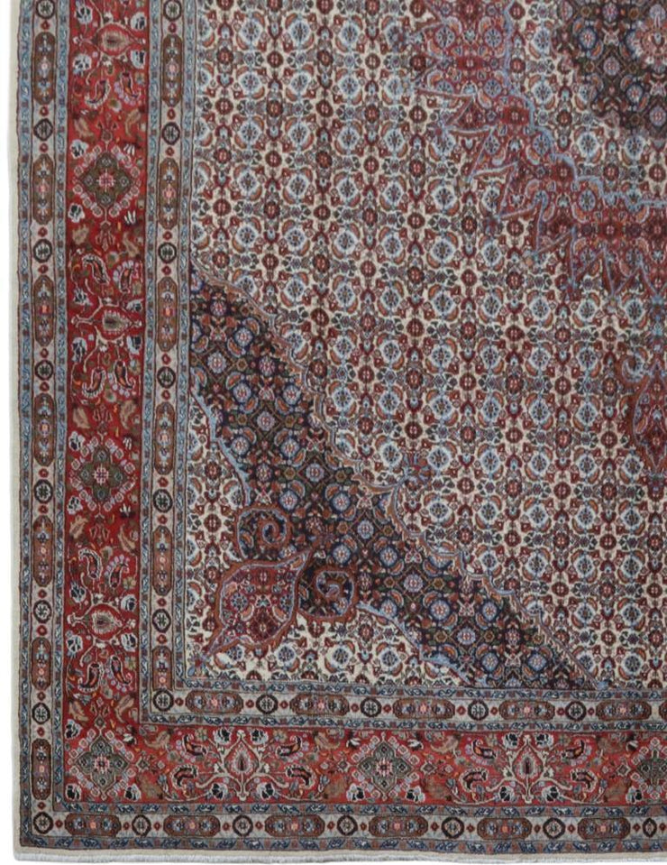 10x13 Authentic Hand-knotted Persian Signed Moud Rug - Iran - bestrugplace