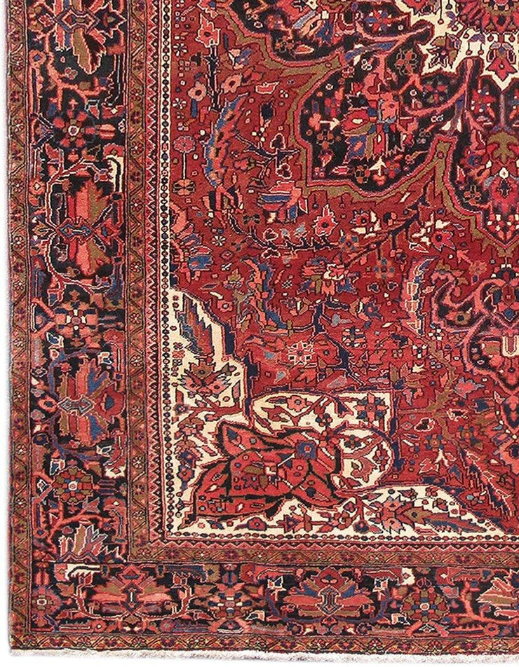 Luxurious 10x13 Authentic Hand-knotted Persian Heriz Rug - Iran - bestrugplace