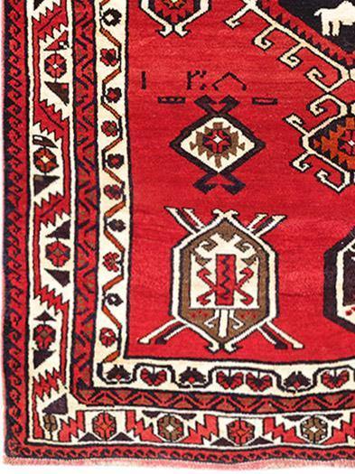 Luxurious 6x7 Authentic Hand-knotted Persian Hamadan Rug - Iran - bestrugplace