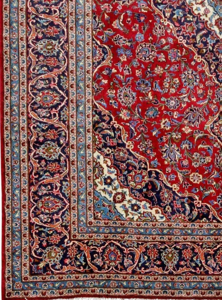 8x12 Authentic Hand-knotted Persian Signed Kashan Rug - Iran - bestrugplace