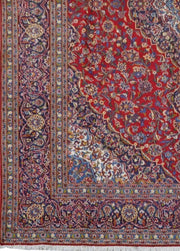 10x13 Authentic Hand-knotted Persian Signed Kashan Rug - Iran - bestrugplace