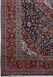 8x12 Authentic Hand-knotted Persian Signed Kashan Rug - Iran - bestrugplace