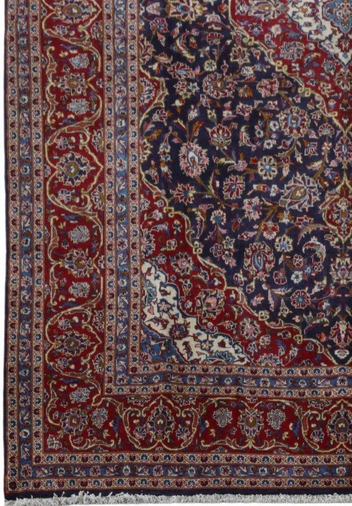 8x12 Authentic Hand-knotted Persian Signed Kashan Rug - Iran - bestrugplace