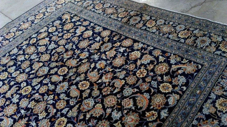 10x17 Authentic Hand Knotted Persian Kashan Rug - Iran - bestrugplace