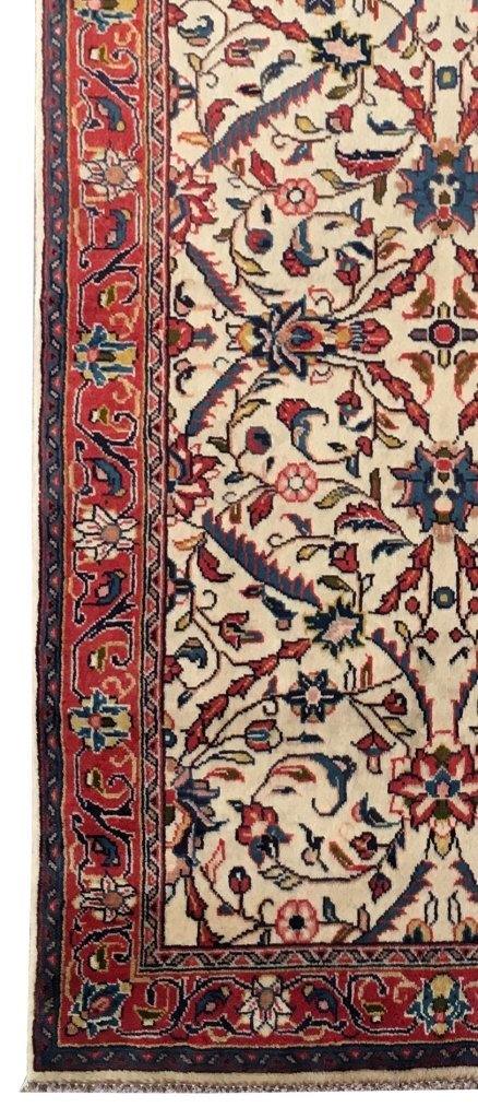 3x8 Authentic Hand-knotted Persian Sarouk Rug - Iran - bestrugplace