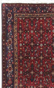 Luxurious 4x7 Authentic Hand-knotted Persian Hamadan Rug - Iran - bestrugplace