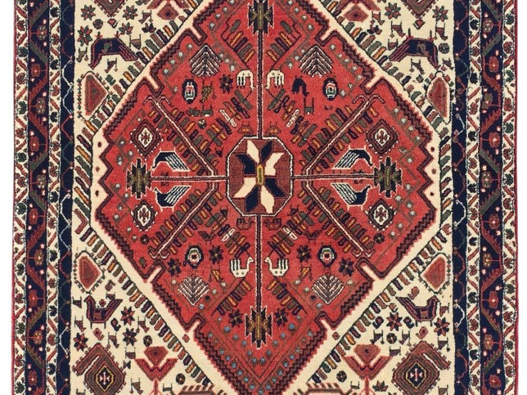 4x6 Authentic Hand-knotted Persian Shahrbabak Rug - Iran - bestrugplace