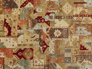 9x11 Agra 8/8 Patchwork Design Rug - India - bestrugplace