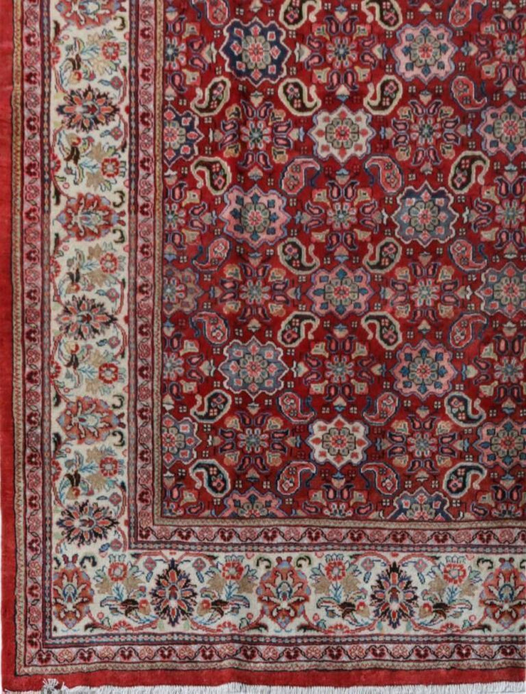 SQuAR ISH 12x13 Authentic Persian Mahal Sarouk Rug - Iran 82312 - bestrugplace