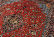 10x13 Authentic Hand Knotted Persian Sarouk Rug - Iran - bestrugplace