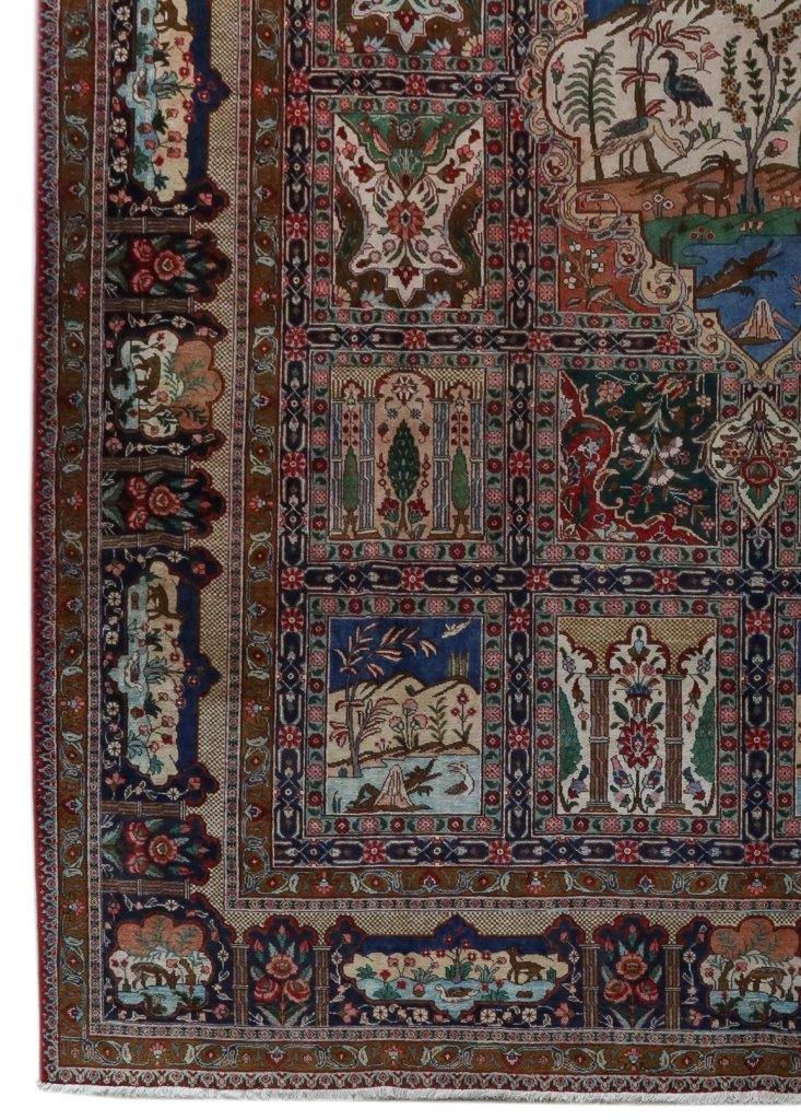 14x20 Authentic Hand-knotted Persian Signed Tabriz Rug - Iran - bestrugplace