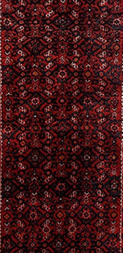 3.8x17 :OMG RUNNER Hand Knotted Persian Runner- Iran - bestrugplace