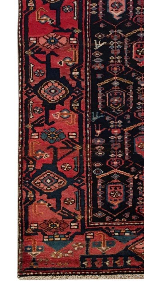 3x10 Authentic Hand-knotted Persian Hamadan Rug - Iran - bestrugplace