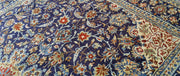 11' x 14' Cobalt Blue Persian Isfahan Rug