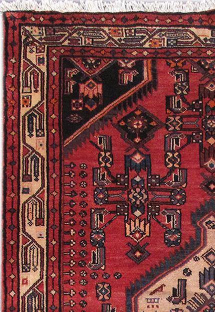 Luxurious 4x7 Authentic Hand-knotted Persian Hamadan Rug - Iran - bestrugplace