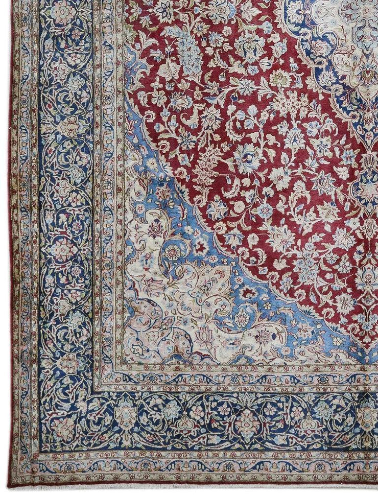 10x13 Authentic Hand-knotted Persian Signed Kerman Rug - Iran - bestrugplace