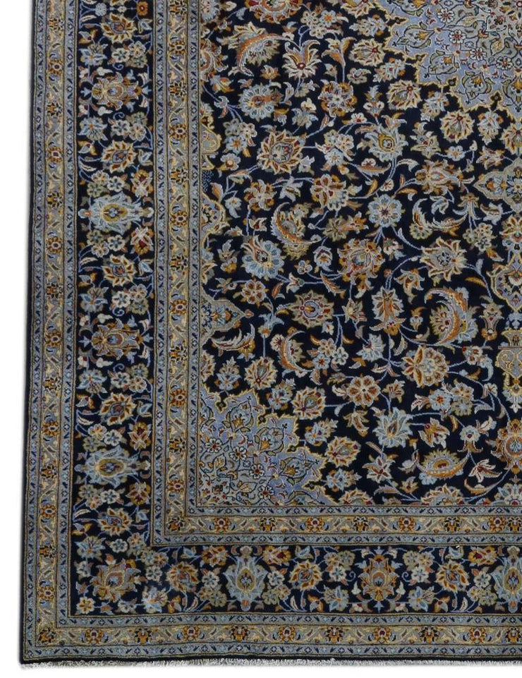 10x13 Authentic Hand-knotted Persian Signed Kashan Rug - Iran - bestrugplace