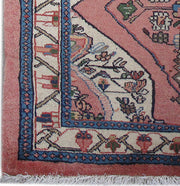 3' x 2' Salmon Persian Sarouk Rug