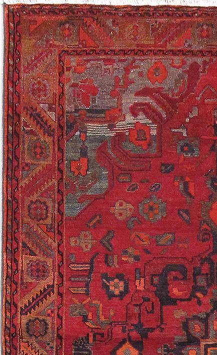 Luxurious 5x7 Authentic Hand-knotted Persian Hamadan Rug - Iran - bestrugplace