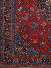 10x13 Authentic Hand-knotted Persian Signed Sarouk Rug - Iran - bestrugplace