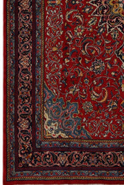 8x12 Authentic Hand-knotted Persian Sarouk Rug - Iran - bestrugplace