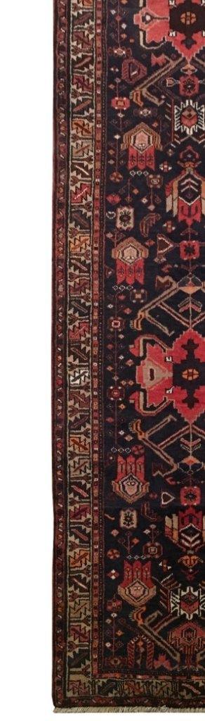 3x14 Authentic Hand-knotted Persian Hamadan Rug - Iran - bestrugplace