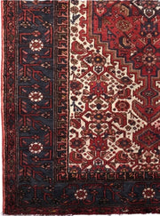 4' x 6' Red Persian Zanjan Rug