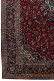 10x17 Authentic Hand-knotted Persian Signed Kashan Rug - Iran - bestrugplace