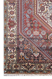 3' x 4' Red Persian Zanjan Rug