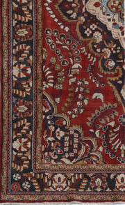 7x11 Authentic Hand-knotted Persian Hamadan Rug - Iran - bestrugplace