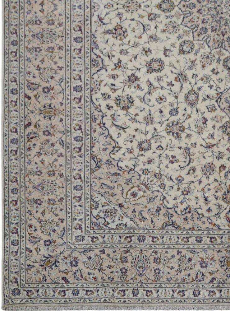 10x13 Authentic Hand-knotted Persian Signed Kashan Rug - Iran - bestrugplace