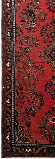 4x14 Authentic Hand-knotted Persian Hamadan Rug - Iran - bestrugplace