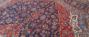 10x14 Authentic Hand Knotted Persian Kashan Rug - Iran - bestrugplace