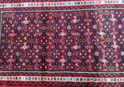 3' x 22' Red Persian Hamadan Rug