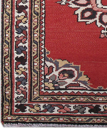 2' x 3' Red Persian Hamadan Rug