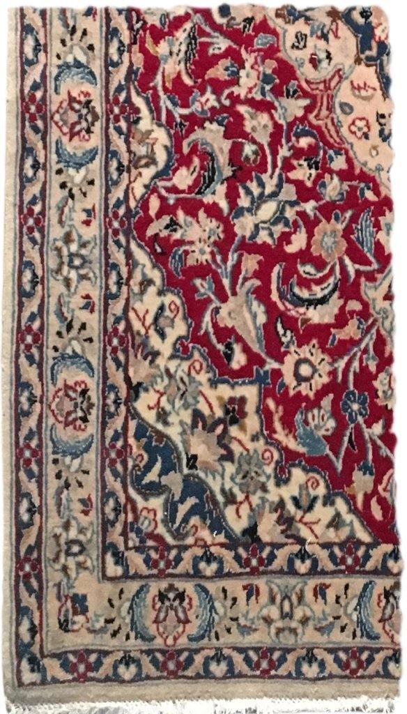 3x4 Authentic Hand-knotted Persian Wool&Silk Nain Rug - Iran - bestrugplace