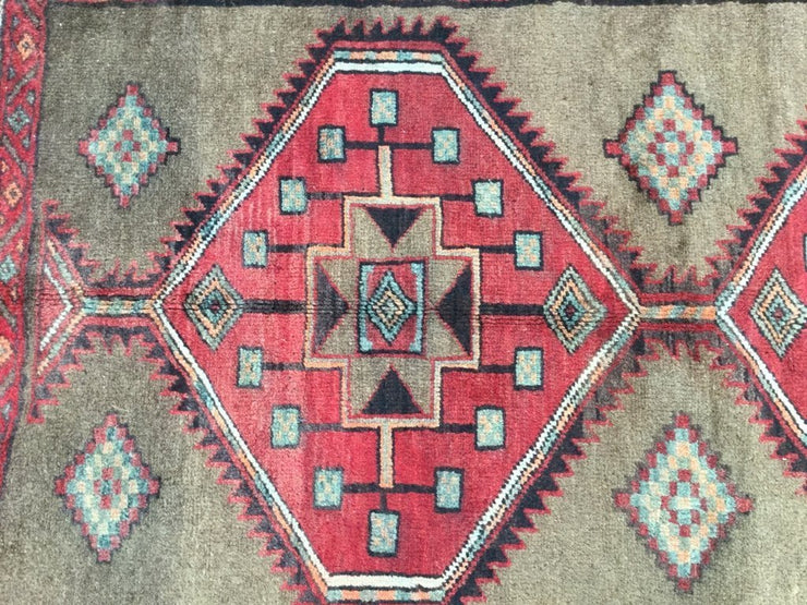 4' x 15' Red Persian Ardebil Rug