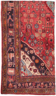 Luxurious 4x7 Authentic Hand-knotted Persian Hamadan Rug - Iran - bestrugplace