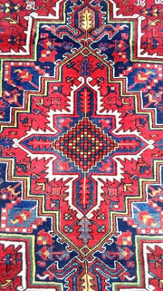 8x12 Authentic Hand Knotted Persian Heriz Rug - Iran - bestrugplace