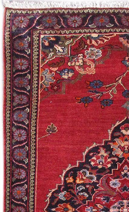 5 ' x 8 ' Red Persian Hamadan Rug - bestrugplace