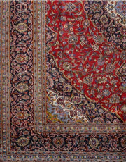 10x13 Authentic Hand-knotted Persian Signed Kashan Rug - Iran - bestrugplace