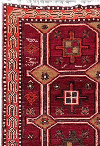 Luxurious 5x7 Authentic Hand-knotted Persian Hamadan Rug - Iran - bestrugplace