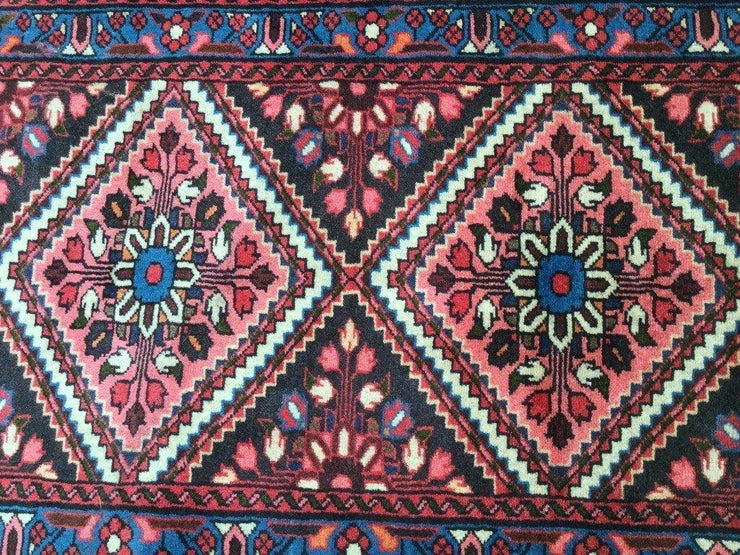 2x13 Authentic Hand Knotted Persian Karaja Rug - Iran - bestrugplace