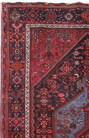 Luxurious 5x7 Authentic Hand-knotted Persian Hamadan Rug - Iran - bestrugplace