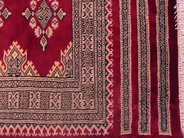 2x10 Handmade Wool & Silk Jaldar Bokhara Runer - Pakistan - bestrugplace