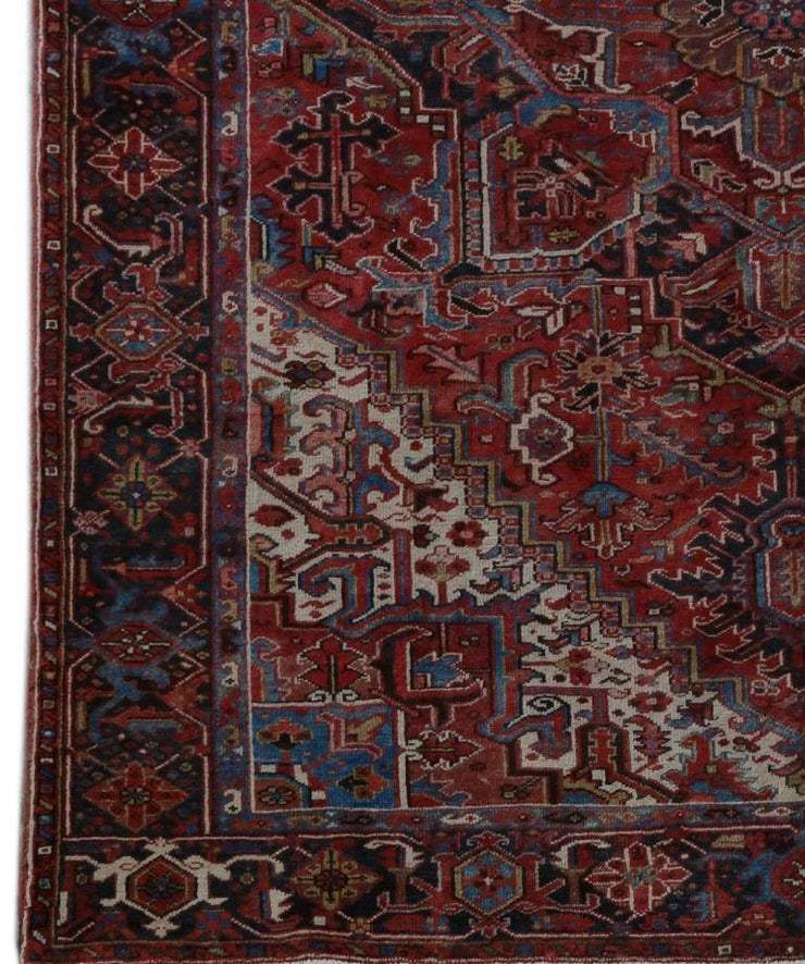 8x10 Authentic Hand-knotted Persian Heriz Rug - Iran - bestrugplace